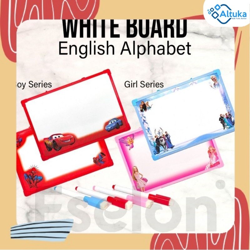 

Papan Tulis / White Board Funcy Alpabeth Series