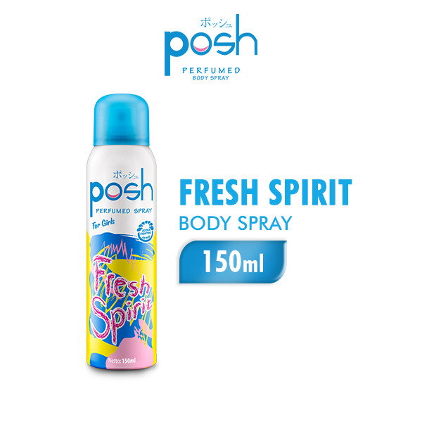 Posh Spray Cologne Fresh Spirit Botol 150 ml Free Lanyard