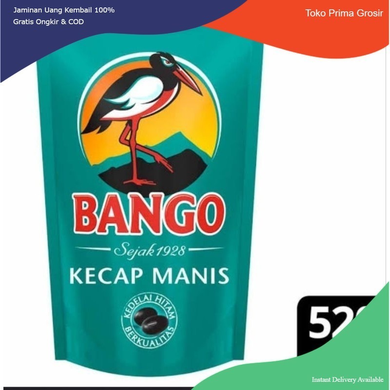 

Kecap Manis Bango 520 ML Refil Kemasan Jumbo