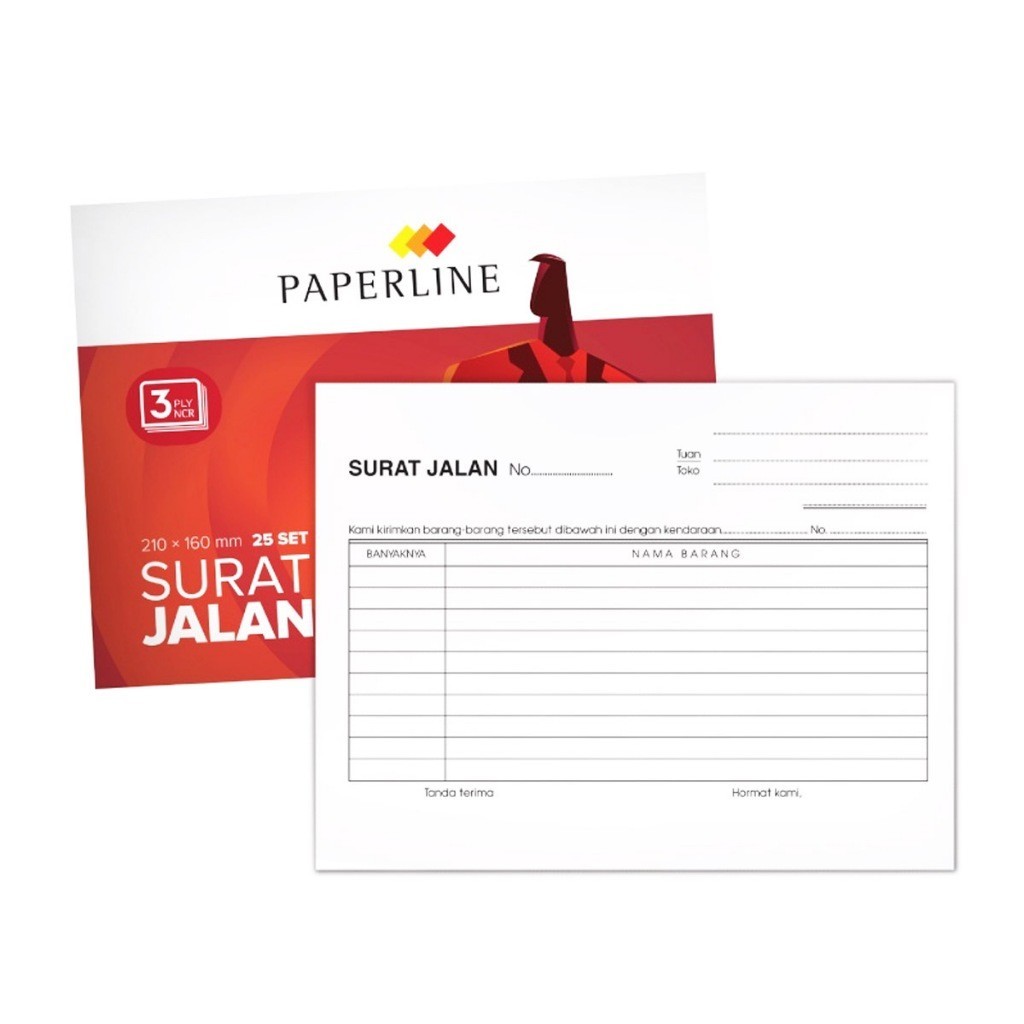 

Paperline 3 Ply / 3 Rangkap Paperline Buku Surat Jalan