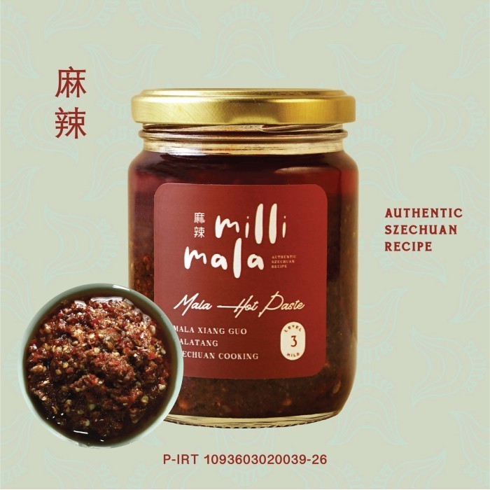 

[Bumbu Instan] Mala Hot Paste - Bumbu Mala Xiang Guo, Malatang, Szechuan by Millimala - Level 3 (Mild)