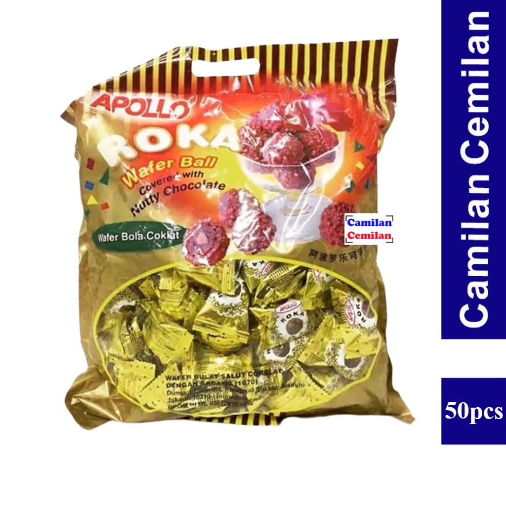 

Apollo Roka Wafer Bola Coklat 300 gr