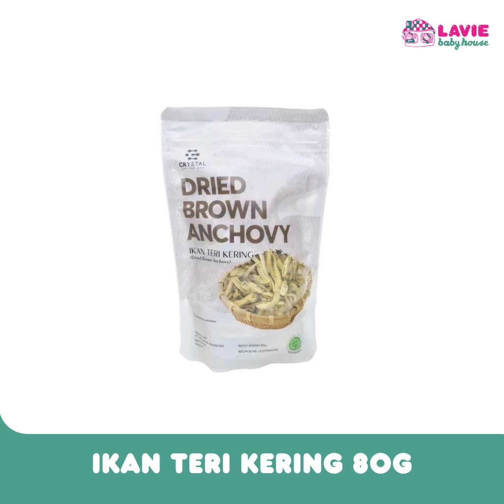 

Crystal of the Sea - Dried Brown Anchovy 80G /Ikan Teri kering