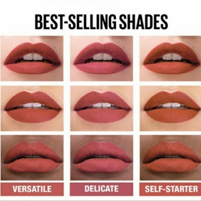 Terlaris ✨ -Maybelline Superstay Matte Ink Liquid Lipstick - 65 Seductress