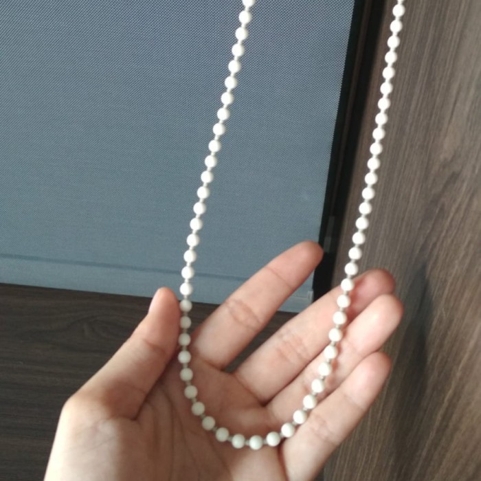 Tali Tarikan Rantai Tirai Gulung, Plastic Ball Chain Roller Blind