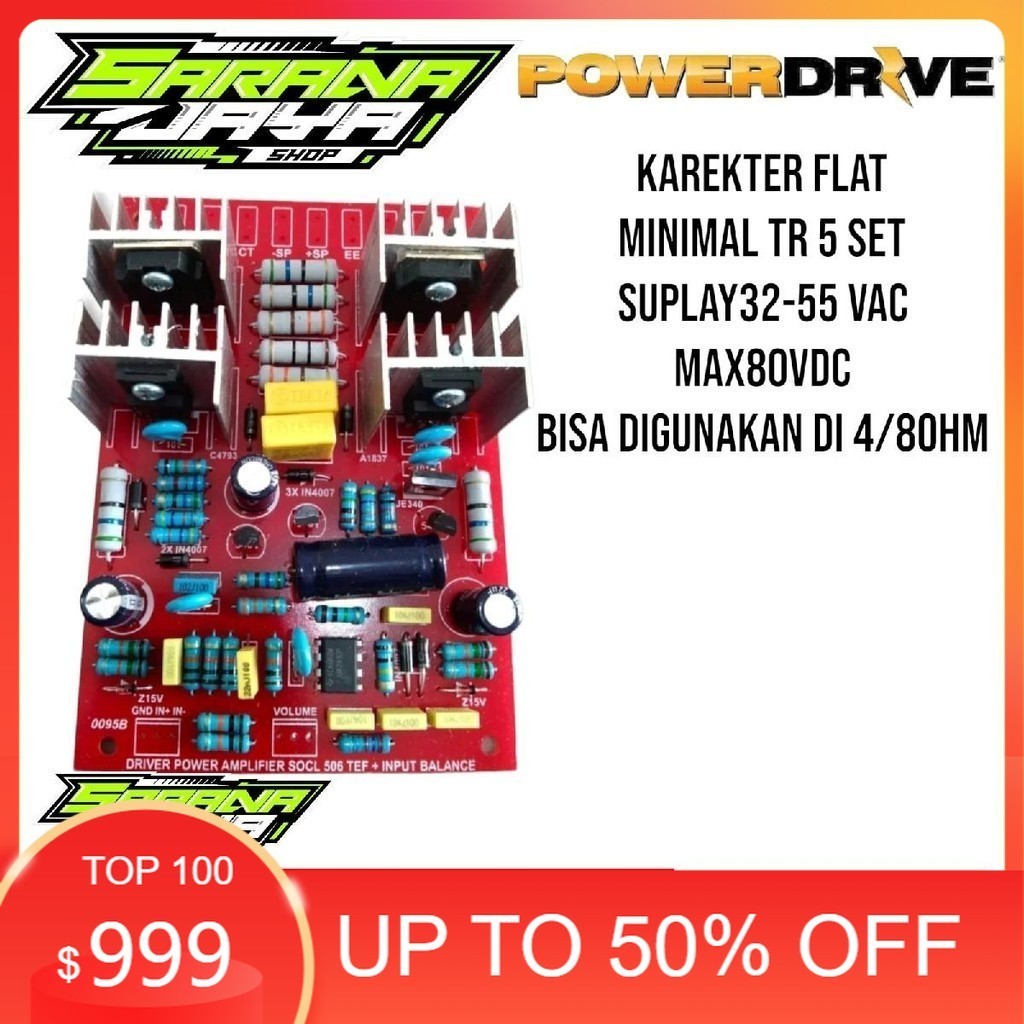 Kit Driver Power Amplifier SOCL 506 TEF PLUS INPUT BALANCE