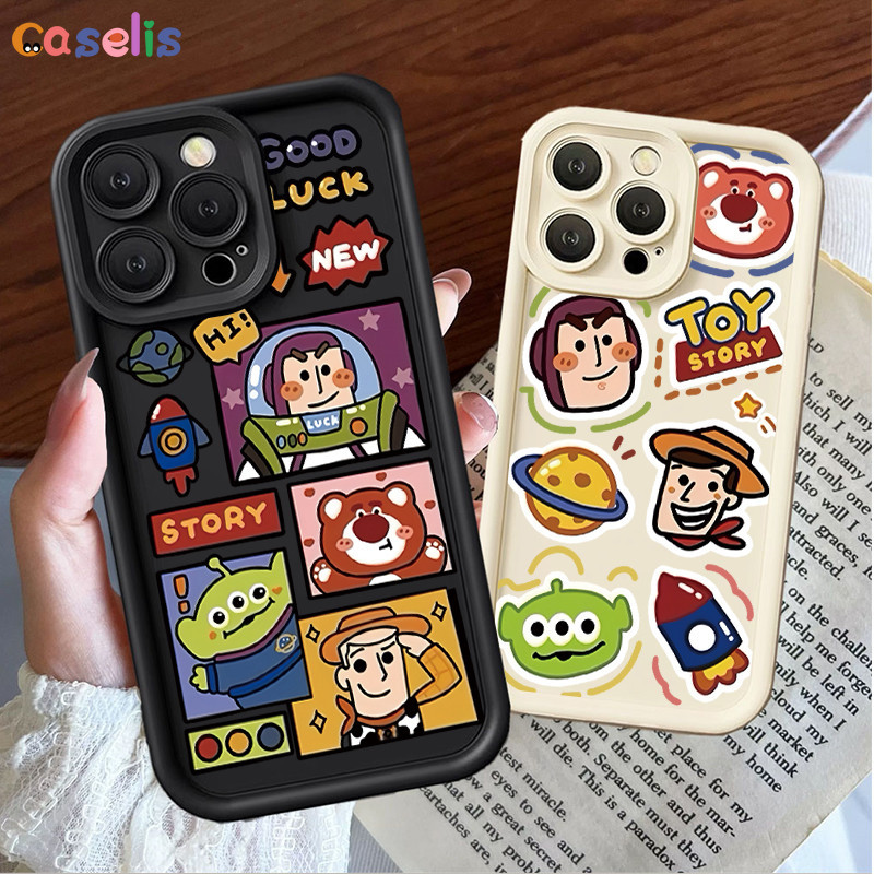 iPhone 11 15 13 12 14 Pro Max XR iPhone 7 Plus 8 6 6S XS Buzz Lightyear Softcase Phone Case Cover Ca
