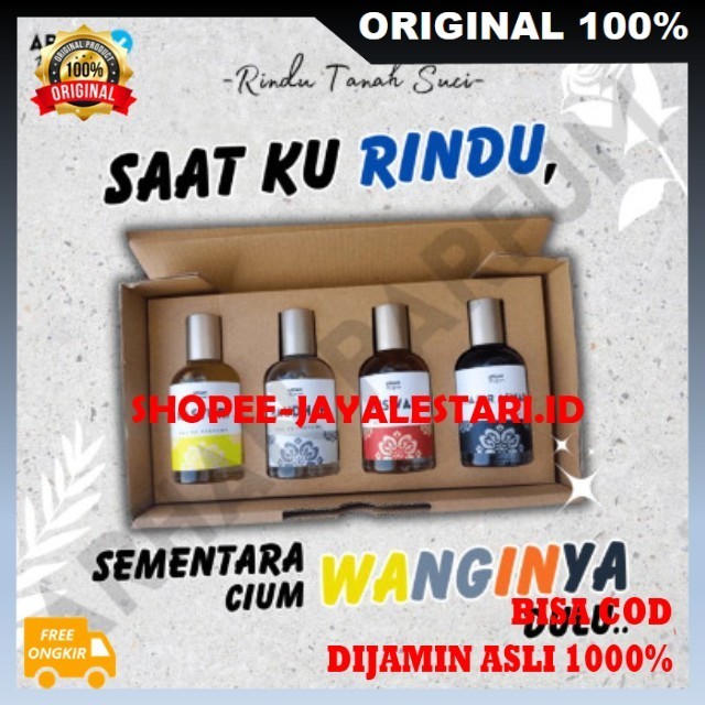 Paket parfum rindu tanah suci rts series [4 botol] by Arhan.ORIGINAL
