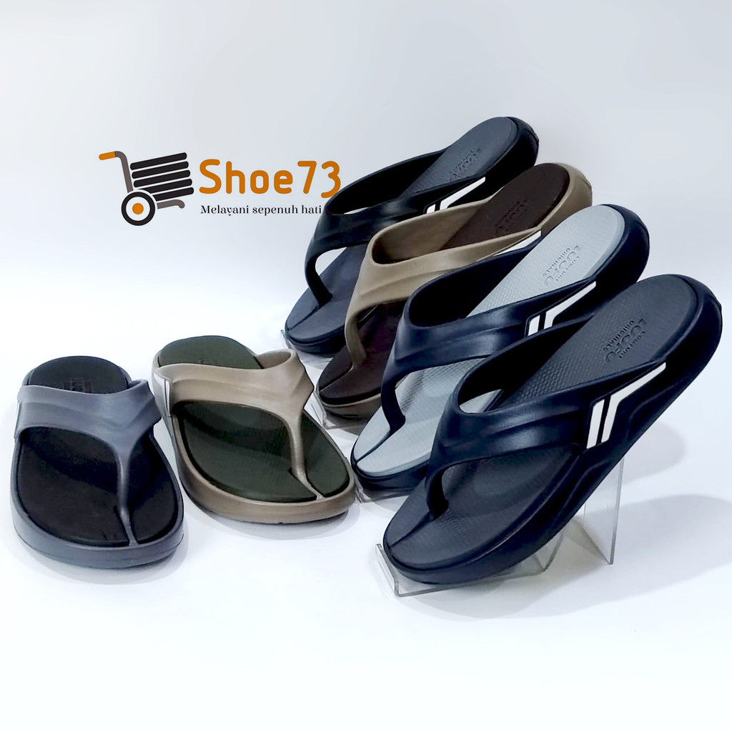 LUOFU E 6217 JP6KW SIZE 40-44 l Sendal Cowok Ringan