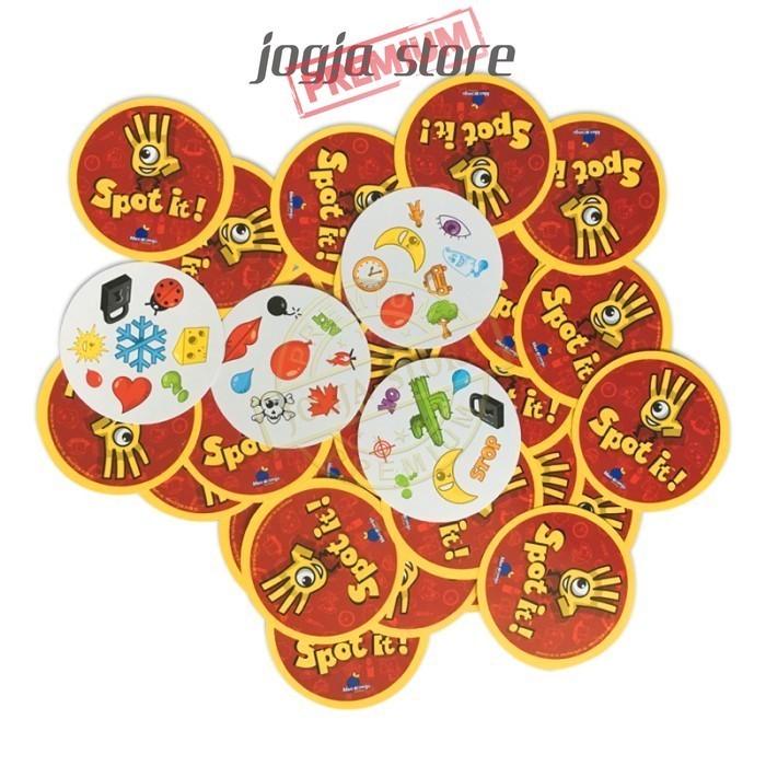 Mainan Edukasi Anak Spot It Game Kartu Spot It Classic Card Board Game