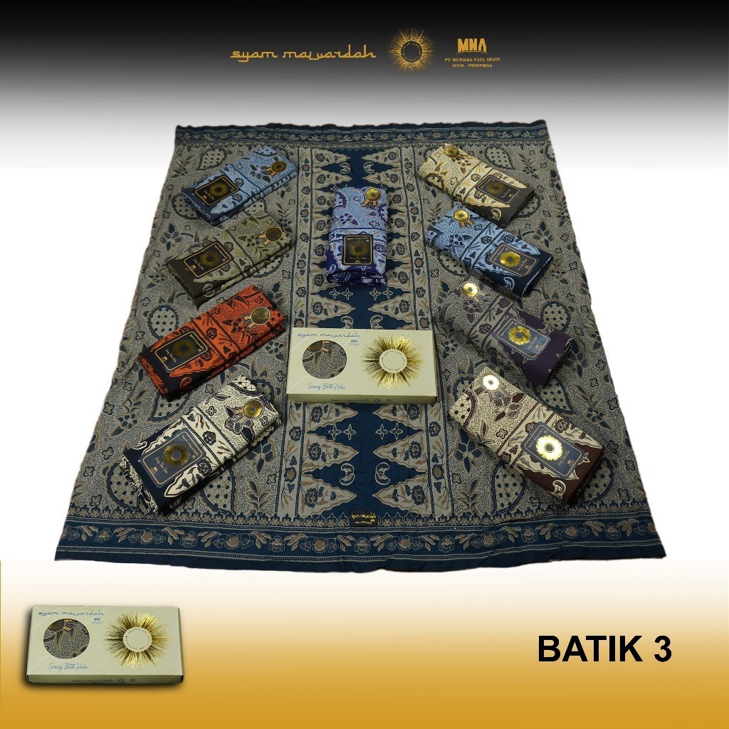 Sarung Batik Rayon Premium Rayon Viscose Syam Mawardah Motif 3