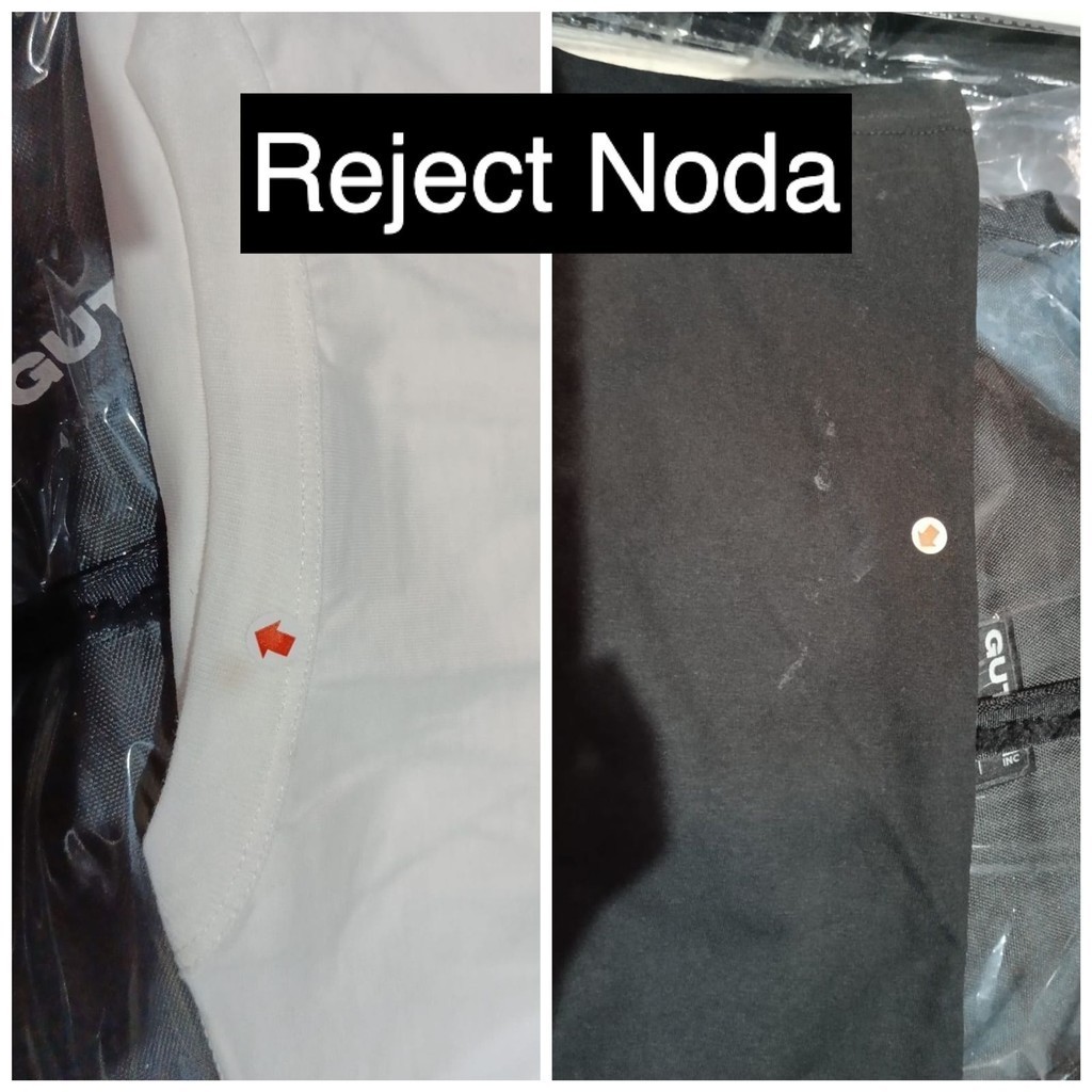 Guten Inc - Atasan Kaos REJECT SALE SABLON KOTOR T-Shirt Tidak Lulus QC