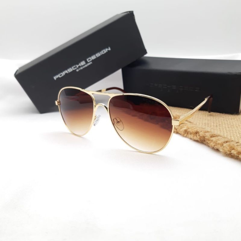 KACAMATA FASHION TERBARU PORCHE DESIGN 8722 AVIATOR GAYA MODERN SPORTY FRAME TITANIUM METAL LENSA KA