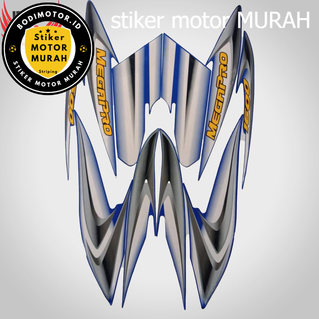 Stiker Striping Mega Pro 2005 - List Stiker Standar Mega Pro 2005 - Striping Standar Mega Pro 2005 S