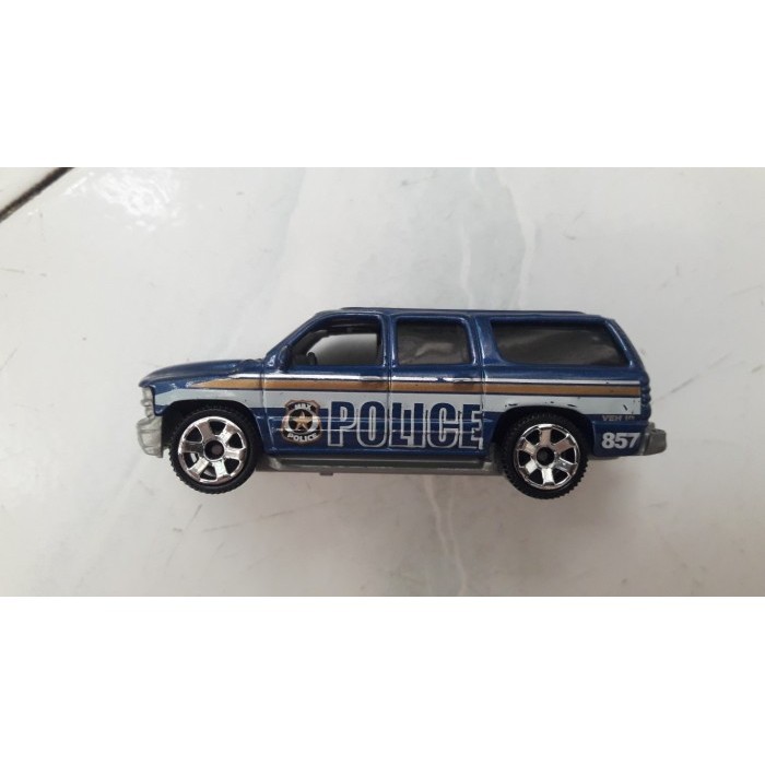 ASSORTED DIECAST LOOSE : MATCHBOX - 2000 CHEVROLET SUBURBAN POLICE -DD24