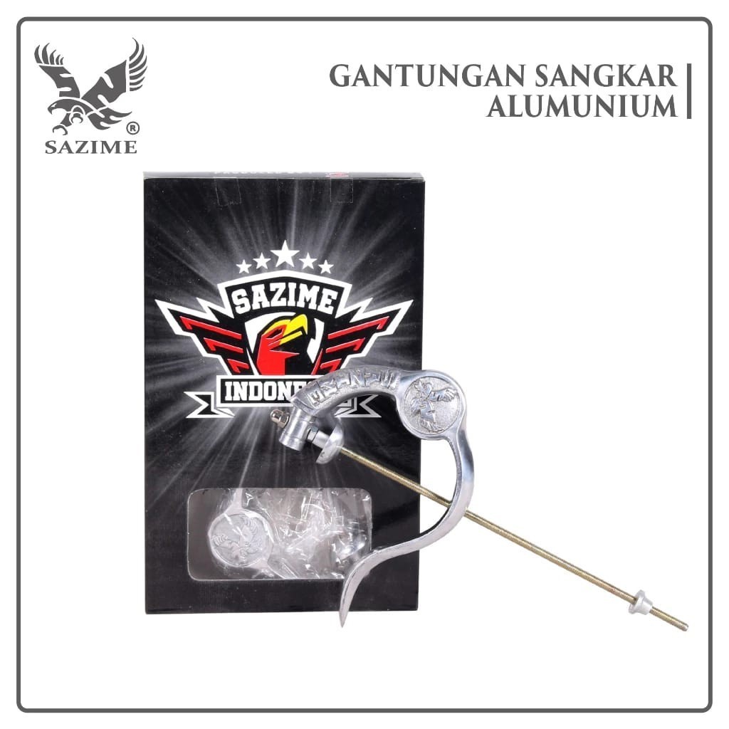 Gantungan Sangkar Lipat Stainless Sazime Sangkar Kotak Murai Lovebird