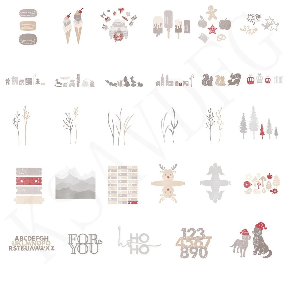 

Leaves Food English Words Metal Cutting Dies for Card Making Paper Embossing Die Cuts Sets 2024 Scrapbook Stencils (29 Styles)