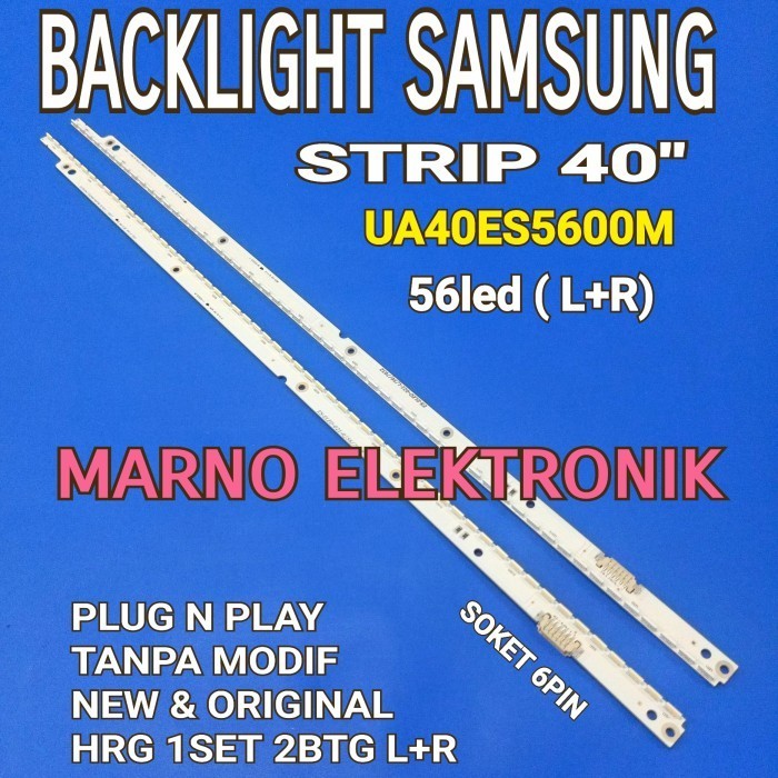 LAMPU BL BACKLIGHT LED SAMSUNG UA40ES5600M UA 40ES5600M UA40ES5600 -BB12