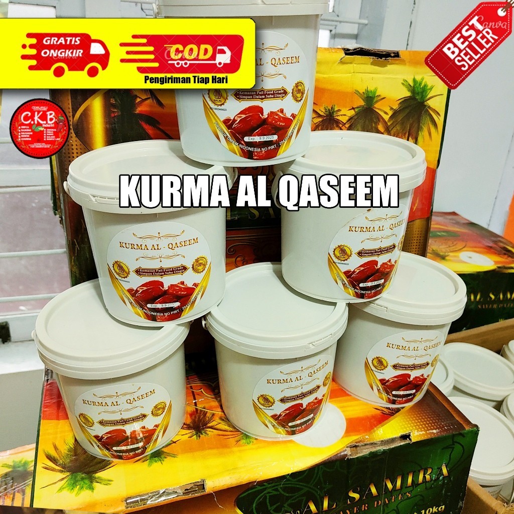 

500GR KURMA Al-Qaseem KEMASAN EMBER / Kurma Al-Qassim Premium