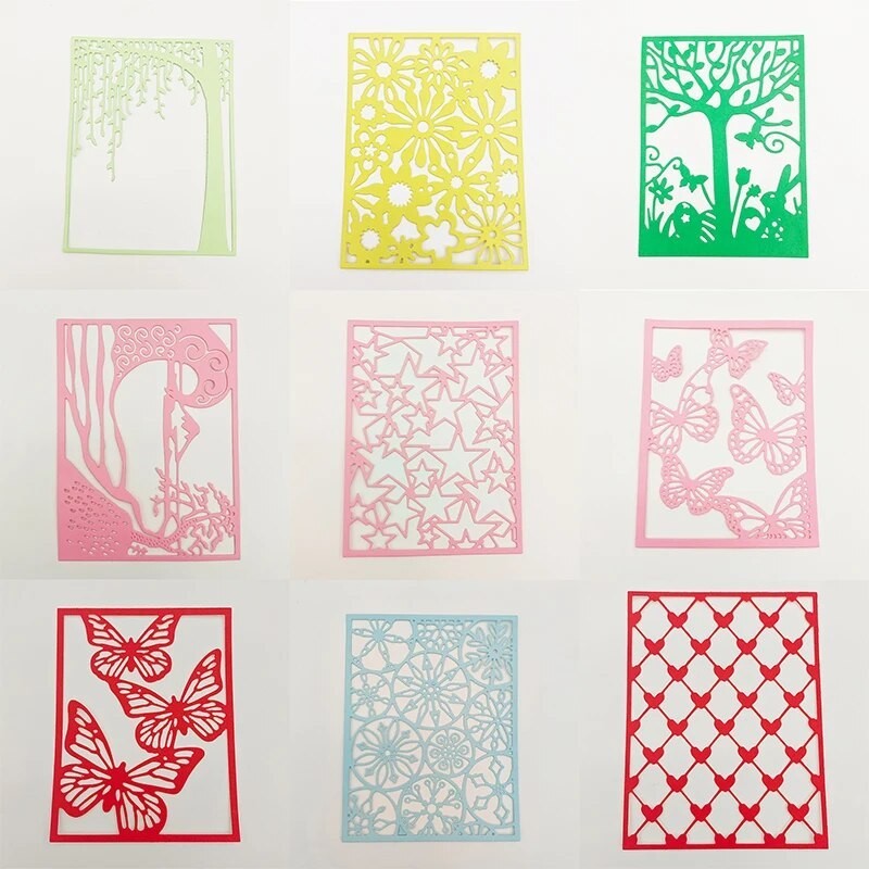 

The new DIY bottom panel decorative metal cutting mold is widely used in card making and has a wide range of applications