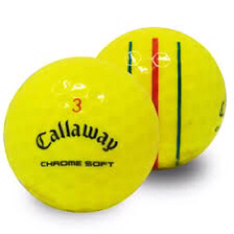 Bola Golf Callaway Tripletrack Yellow