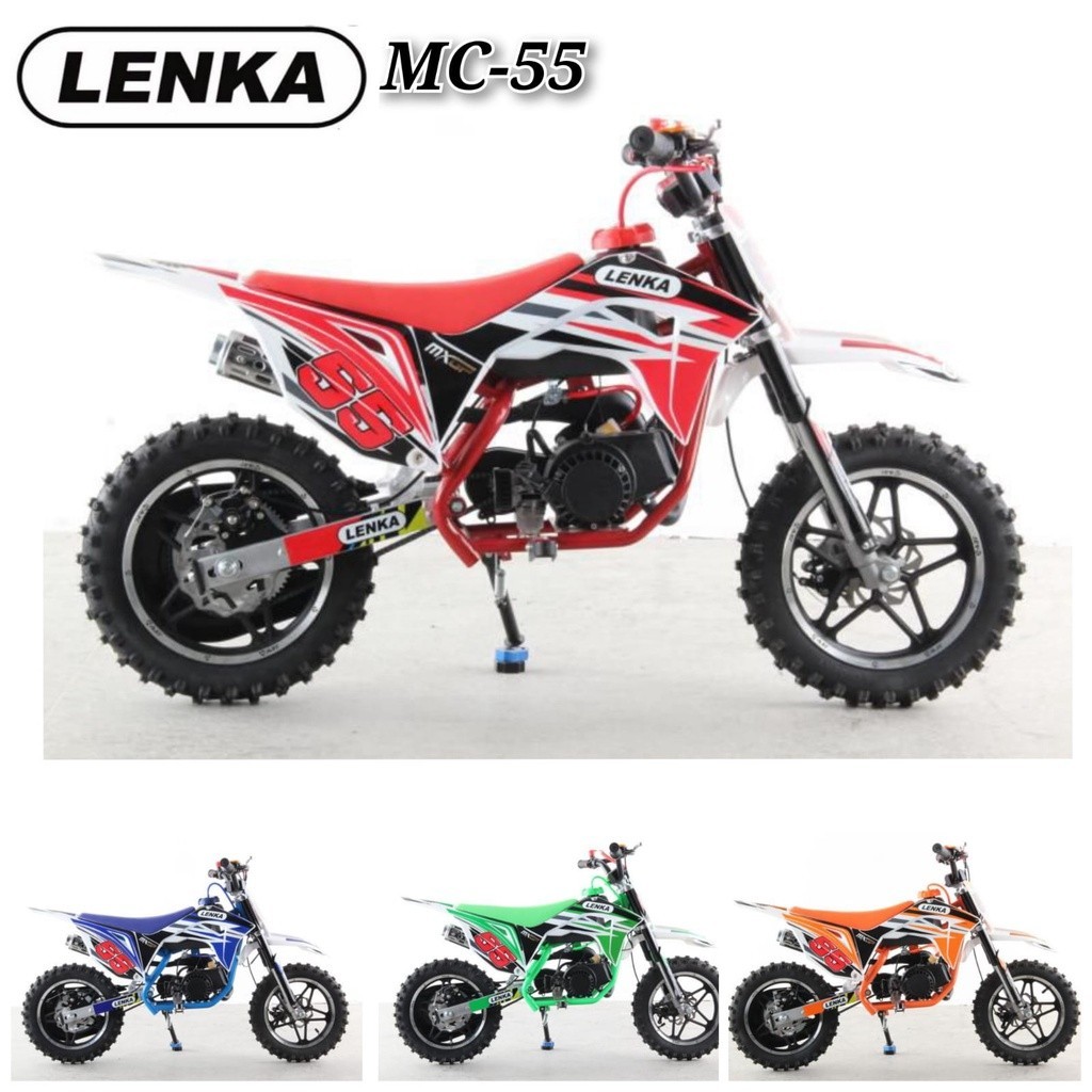 PROMO SPESIAL BIG RAMADHAN SALE Motor Bensin Lenka  MC55 &amp; MC99 Mesin Rumput 50CC Mini Trail MotoCross Anak