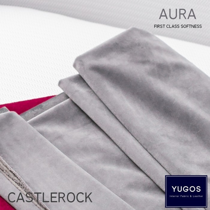 AURA Kain Sofa Kursi Velvet Baldu Lembut - AMETHYST