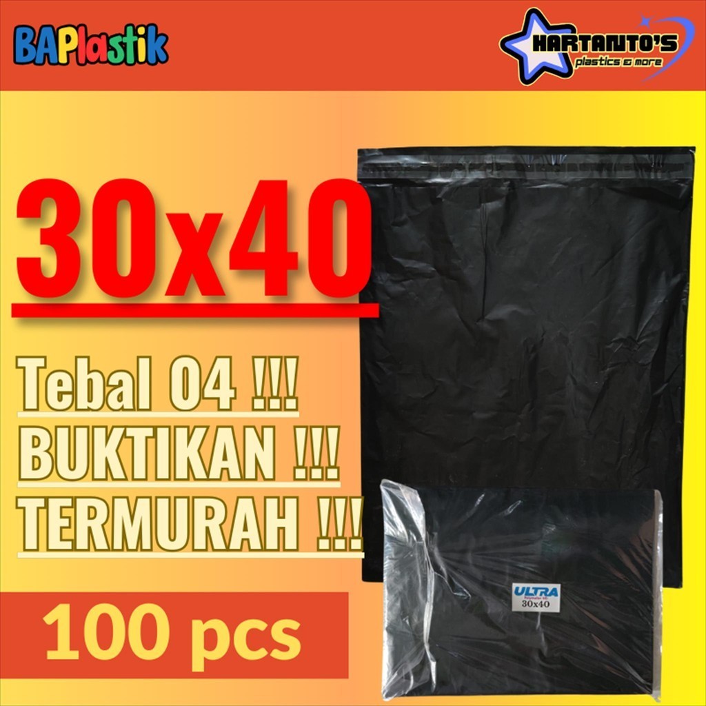 

Polymailer Premium 30x40 ULTRA HITAM Plastik Online