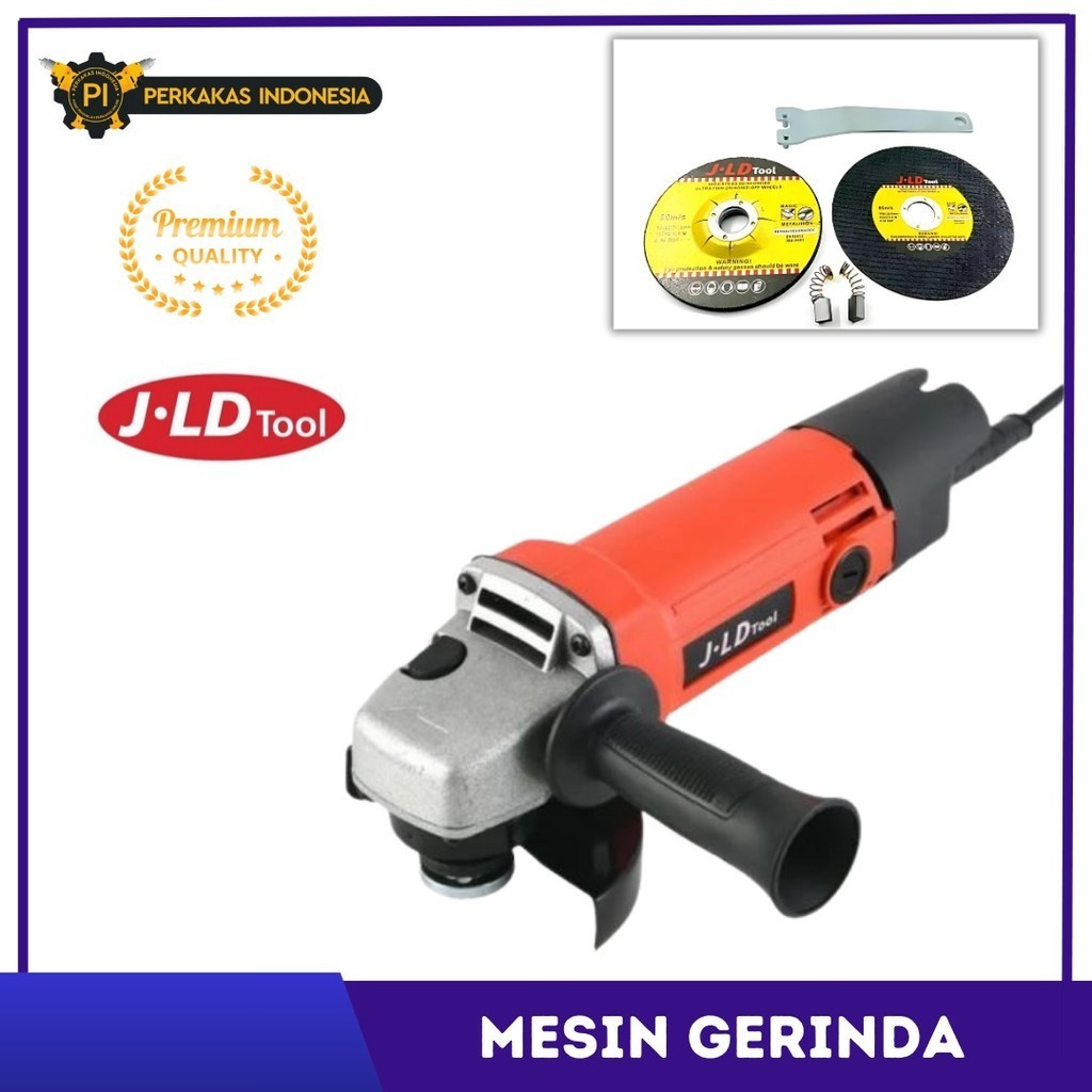 Gerinda JLD TOOL J-9954 Mesin Gurinda Tangan 4 Inch Angle Grinder Grinda Listrik Circle Serkel 4inch