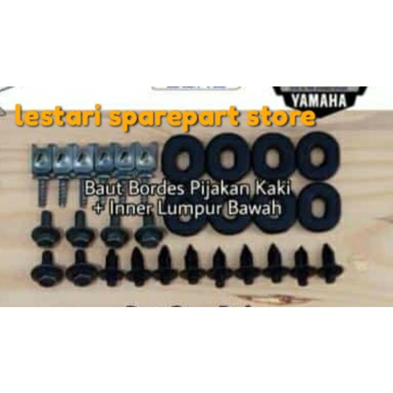 baut khusus Bordes pijakan kaki + inner lumpur bawah Yamaha NMAX 2015-2018