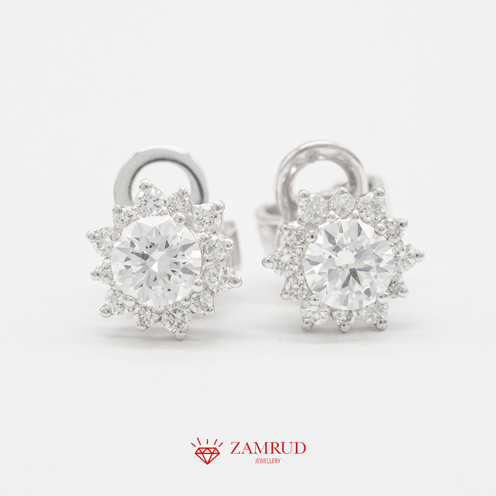GIA Anting Berlian 38270 FER Zamrud Jewellery