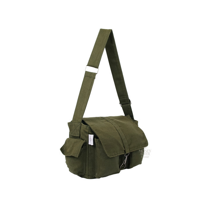 BOMEAYY MEGAN MILITARY BAG - Y2K Bag / Messenger Canvas Bag - Army