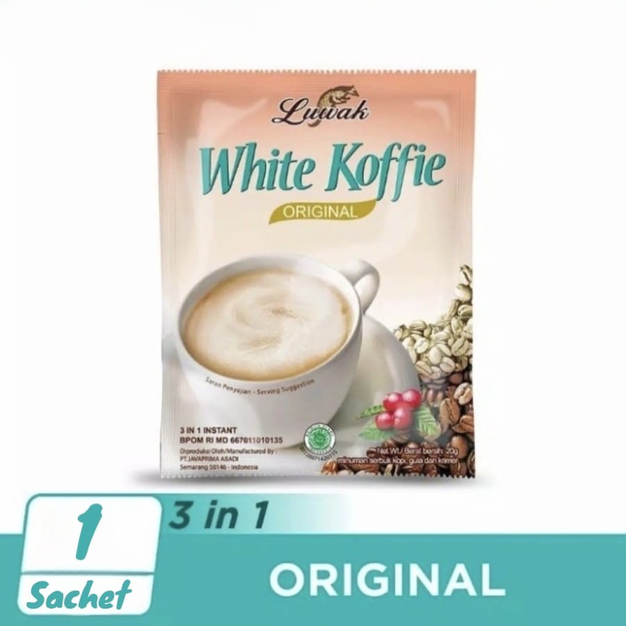 

Kopi Luwak White Koffie Original satuan [ 1 sachet ]