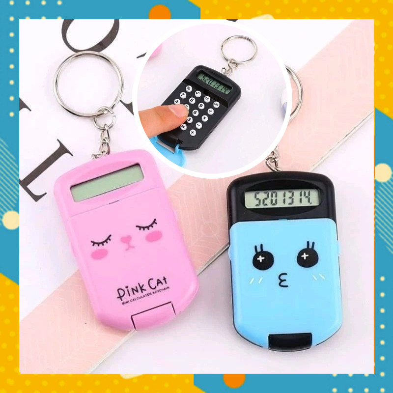 

Kalkulator Saku Mini GANCI Gantungan Kunci Lucu Warna Sekolah Kantor Travel Kecil Alat Hitung BG9354A0