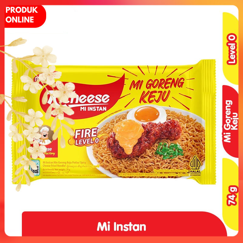 

Nabati Richeese Mi Goreng Instan Keju Pedas Level 0 74 g