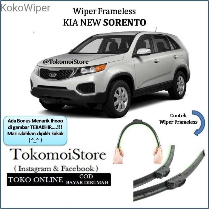 KokoWiper Wiper Banana Lentur KIA Sorento Terbaru