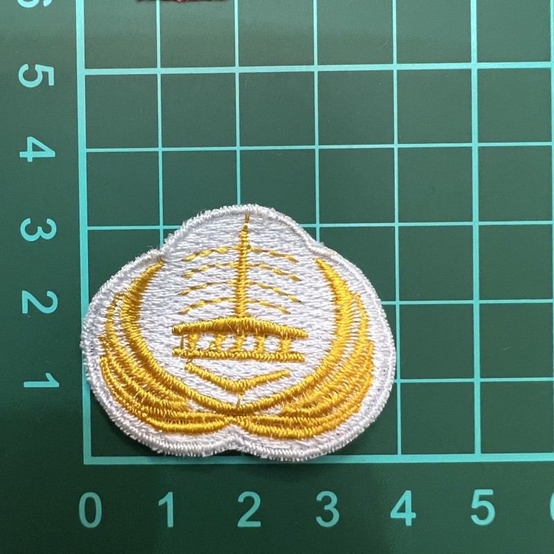 Bordir LAMBANG LOGO BORDIR KORPRI - PUTIH & COKLAT