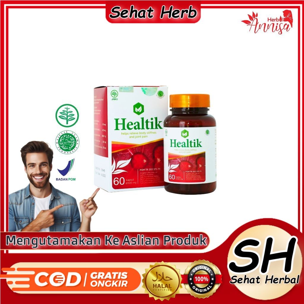 Healtik - Obat Healtik - Herbal Rematik Healtik - Hetik Obat Asam Urat Obat Nyeri Sendi Obat Rematik