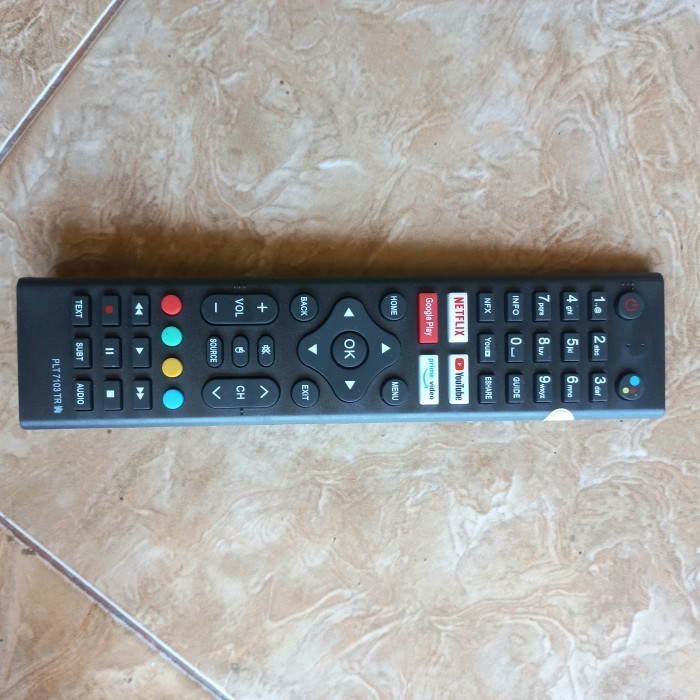 remot TV android smart tv box polytron LED LCD smart tv android remote netflix Fajar elektro 2