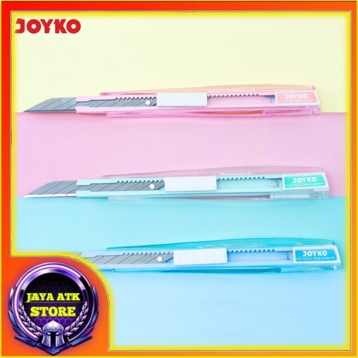 

JOYKO Cutter Pemotong CU-0522 Color full Cutter Series Warna Pastel Soft Color