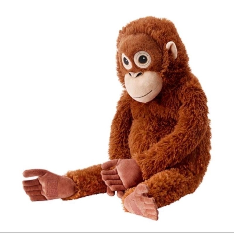 Boneka mongkey ikea boneka orang utan tinggi 50cm high quality