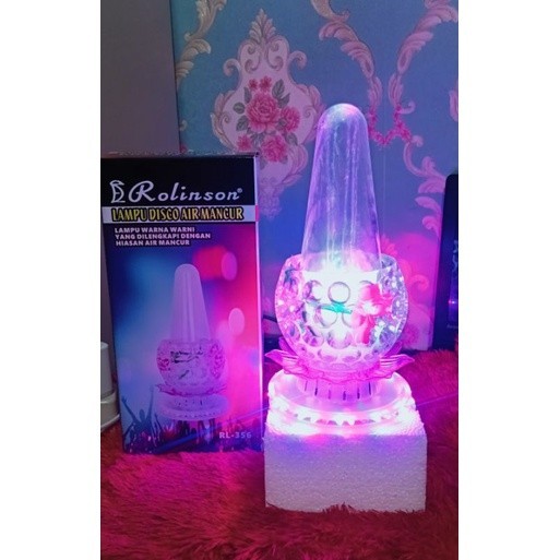 AIR MANCUR Lampu Disco Air Mancur Rolinson RL-356 / Lampu Hias Warna Warni