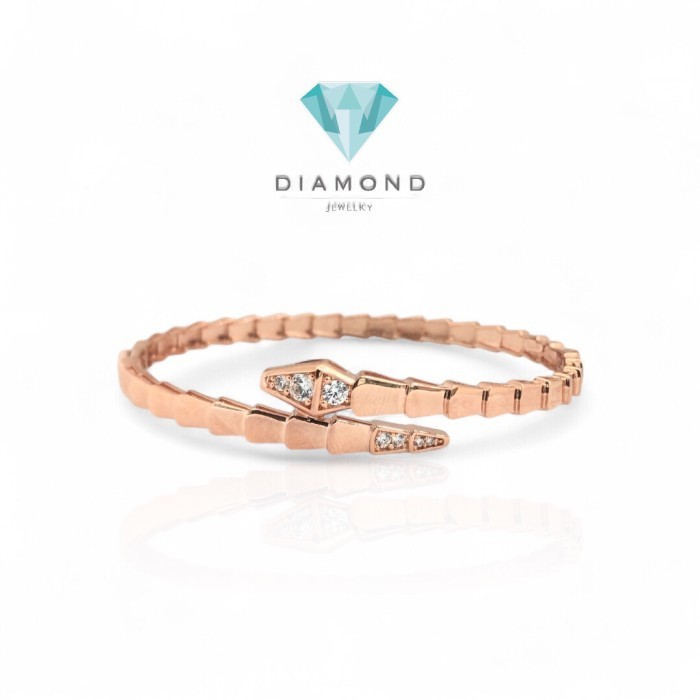 Gelang Emas Model Ular 750K-Diamond Jewelry