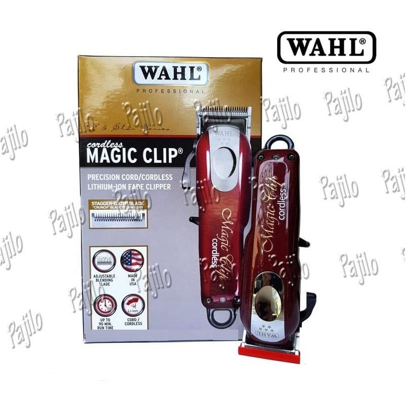 PROMO ORIGINAL USA Wahl Magic Clip Cordless Tanpa kabel Cordles Alat Mesin Cukur Rambut Hair Clipper