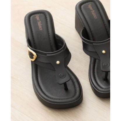 sandal wanita trend sekarang Sandal Fashion Wanita Semi Formal Super Balance Hak Tinggi Sandal Jepit