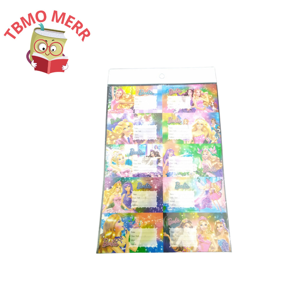 

Sticker Nama Buku Sekolah Karakter Barbie - Stiker Nama Buku Sekolah 10x05