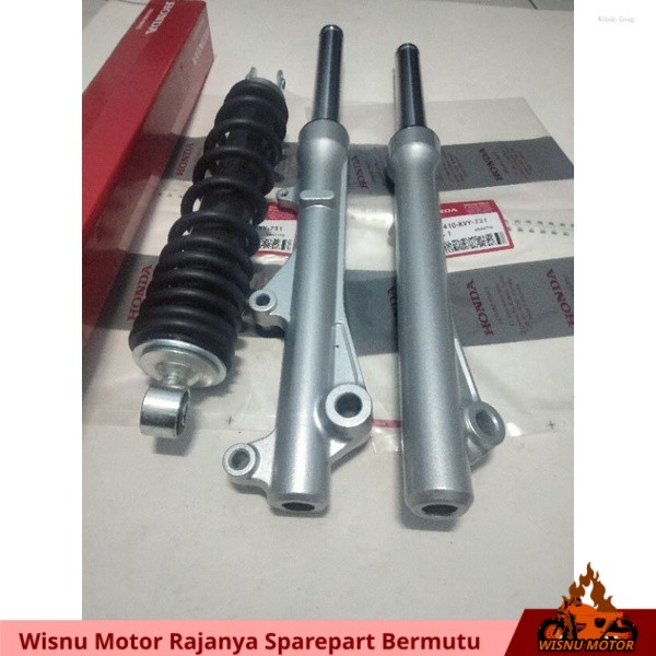 Shockbreaker belakang + as shock + tabung depan beat karbu lama KVY