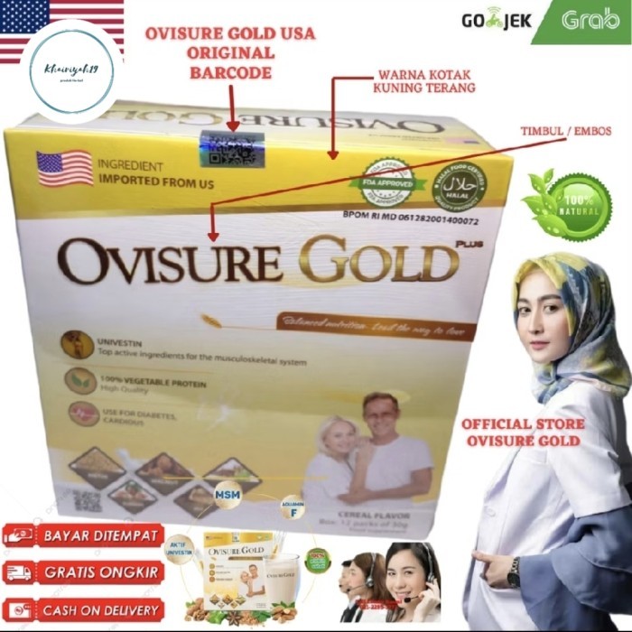 

ovisure gold asli original milk susu vitamin tulang dan sendi nyeri otot keram