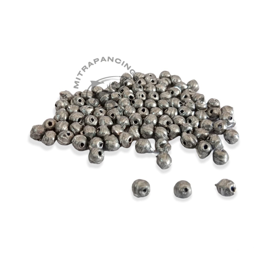 Timah Merica / Lada Kecil No.0 - Timah Pancing Pemberat Pancing