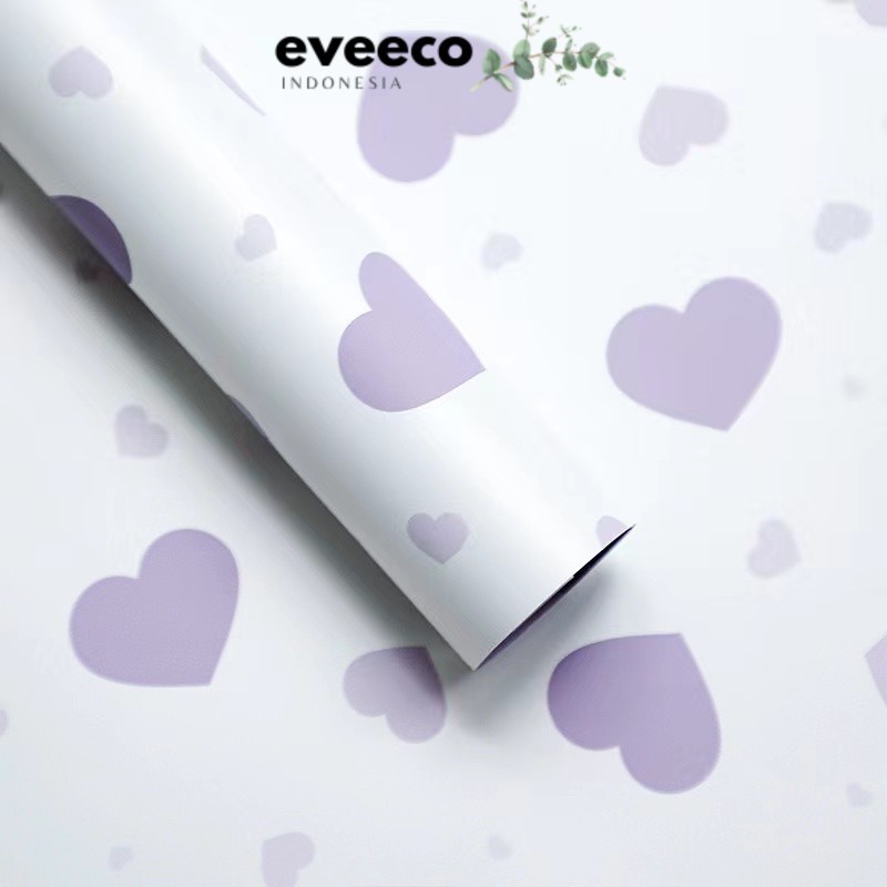 

EVEEco - FL43 HEART Kertas Bunga Paper Buket Motif Cellophane